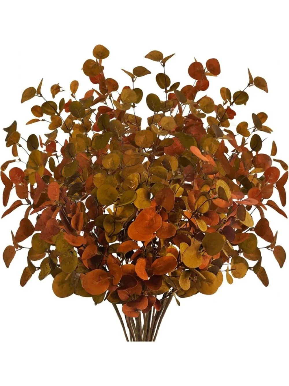 24 Pcs Fall Eucalyptus Stems - 26.7 Inch Artificial Floral Decor for Autumn